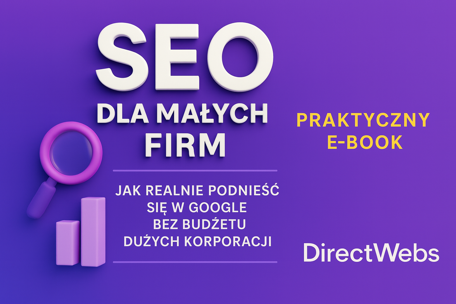 Darmowy e-book o SEO i stronach internetowych tanio od DirectWebs