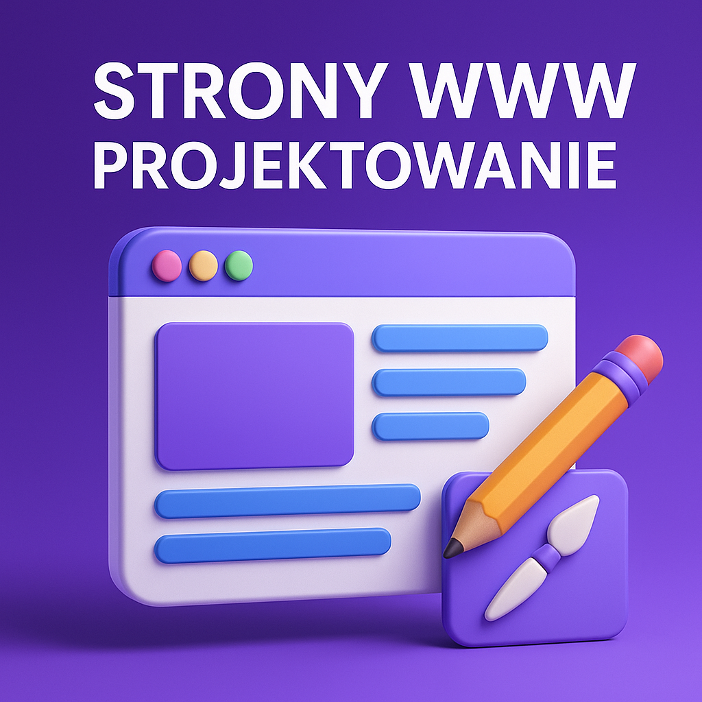 Strony WWW projektowanie — wizualny projekt layoutu strony internetowej