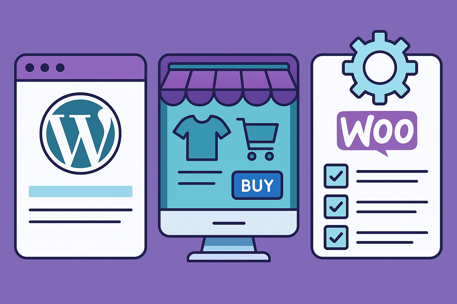 Sklepy internetowe WooCommerce – widok panelu sklepu online