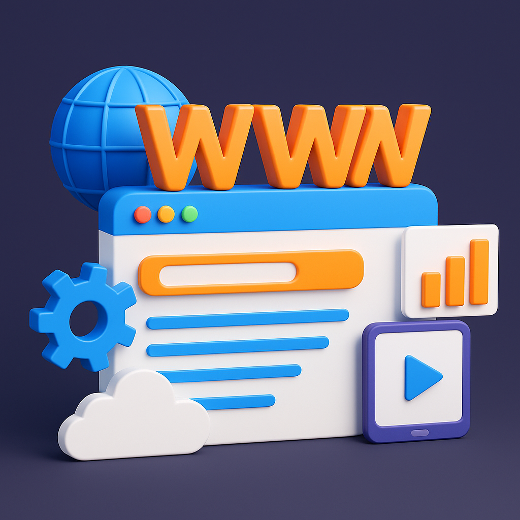 Strony internetowe WWW — projekt graficzny, UX i responsywność