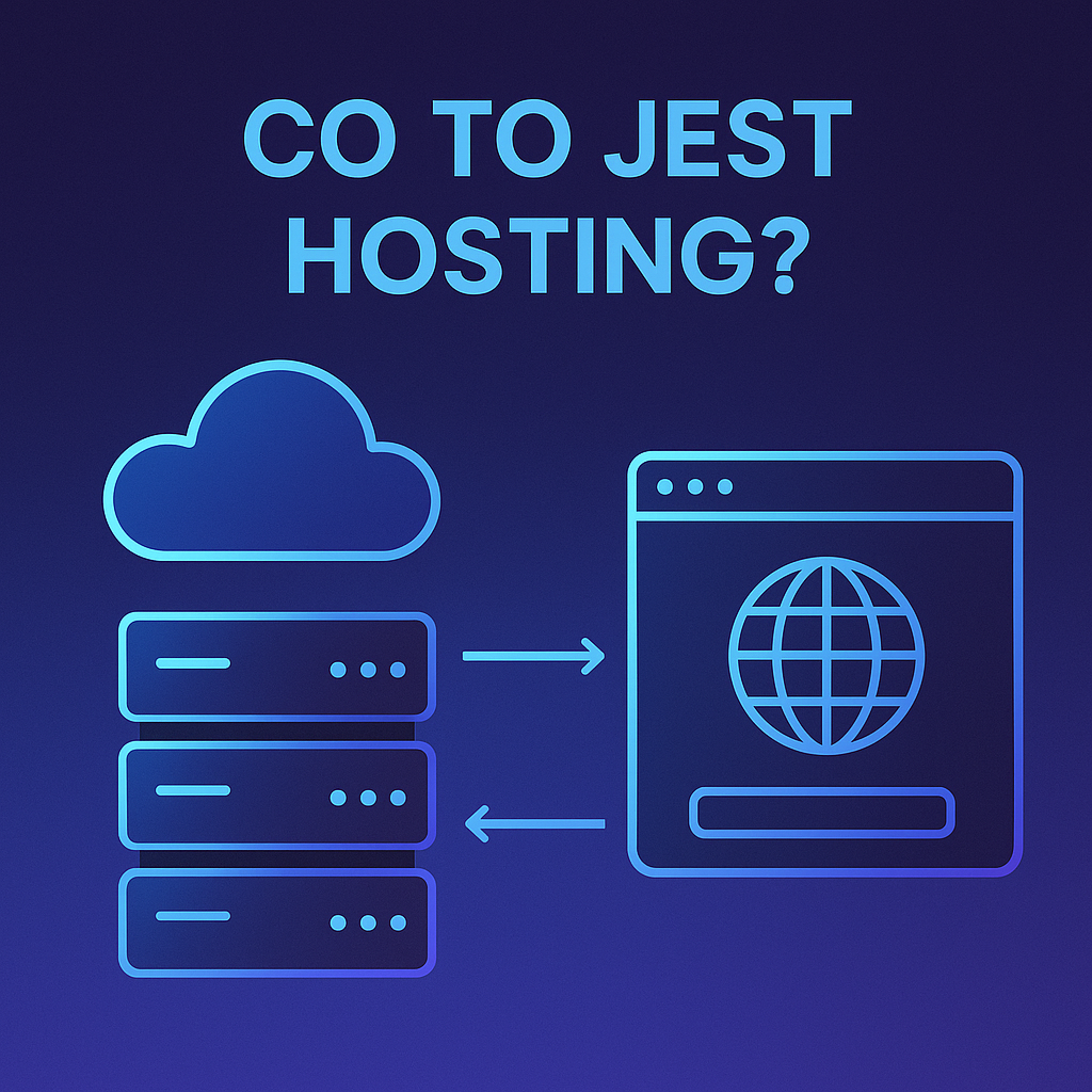 Hosting co to jest - infografika