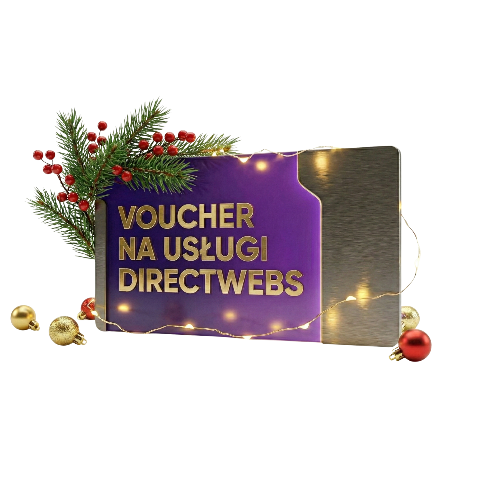 Voucher świąteczny – grafika DirectWebs